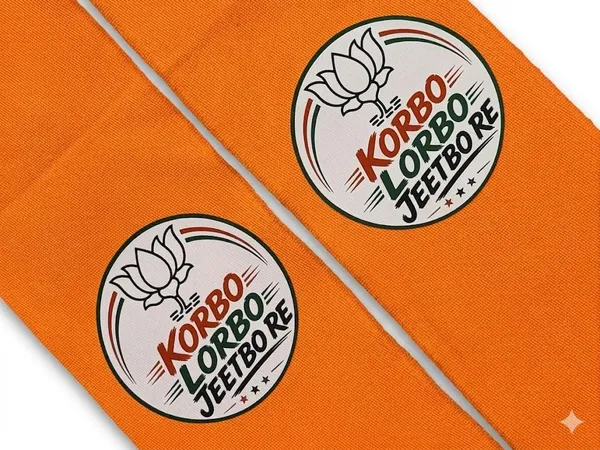 Orange_Cotton_Bjp_Lotus_Printed_Bengal_Edition_Campaign_Patka_Muffler