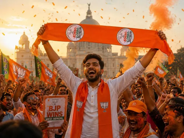 Orange_Cotton_Bjp_Lotus_Printed_Bengal_Edition_Campaign_Patka_Muffler