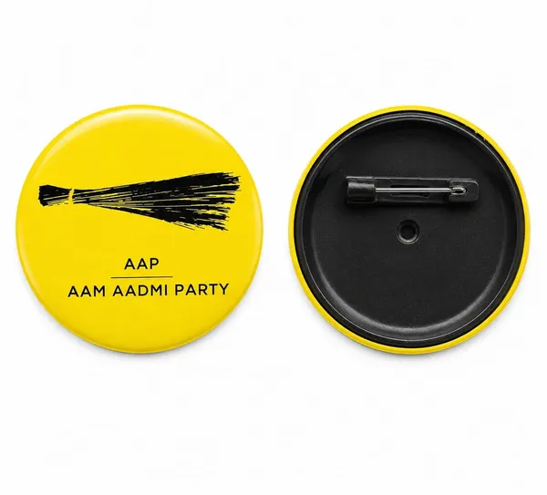 White_Cotton_Aap_Campaign_Muffler_Patka_With_Broom_Badge