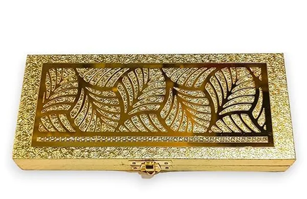 Gold_Mdf_Leaf_Laser_Cut_Shagun_Cash_And_Jewellery_Gift_Box