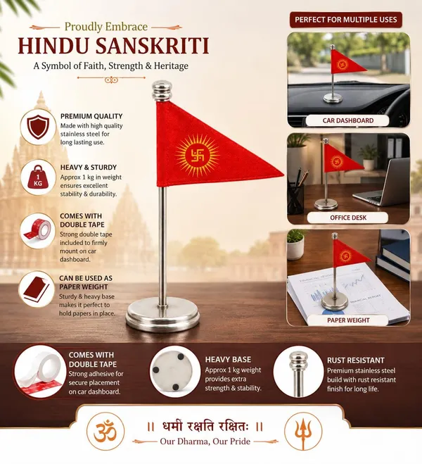 Red_Satin_Swastik_Triangular_Mini_Flag_Car_Dashboard_Desk