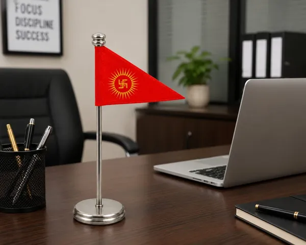 Red_Satin_Swastik_Triangular_Mini_Flag_Car_Dashboard_Desk