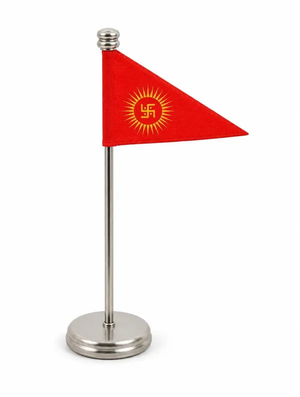 Red_Satin_Swastik_Triangular_Mini_Flag_Car_Dashboard_Desk