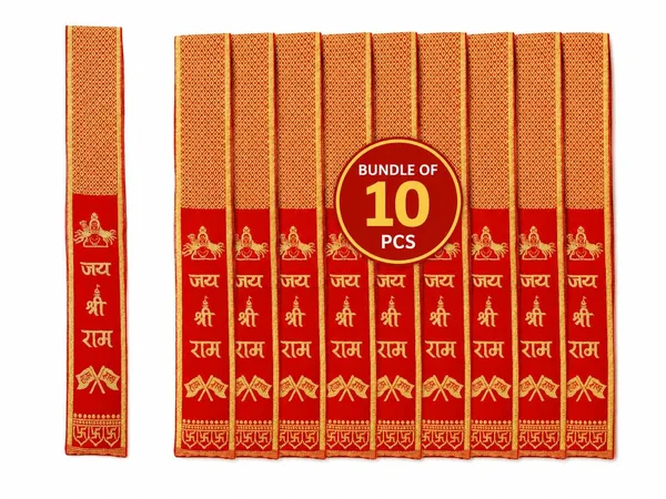Red_Zari_Jai_Shri_Ram_Gold_Embroidered_Patka_Pack_Of_10