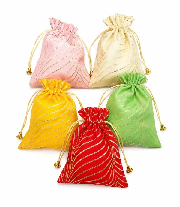 Multicolour_Satin_Gold_Zari_Drawstring_Potli_Bags_Pack_Of_5