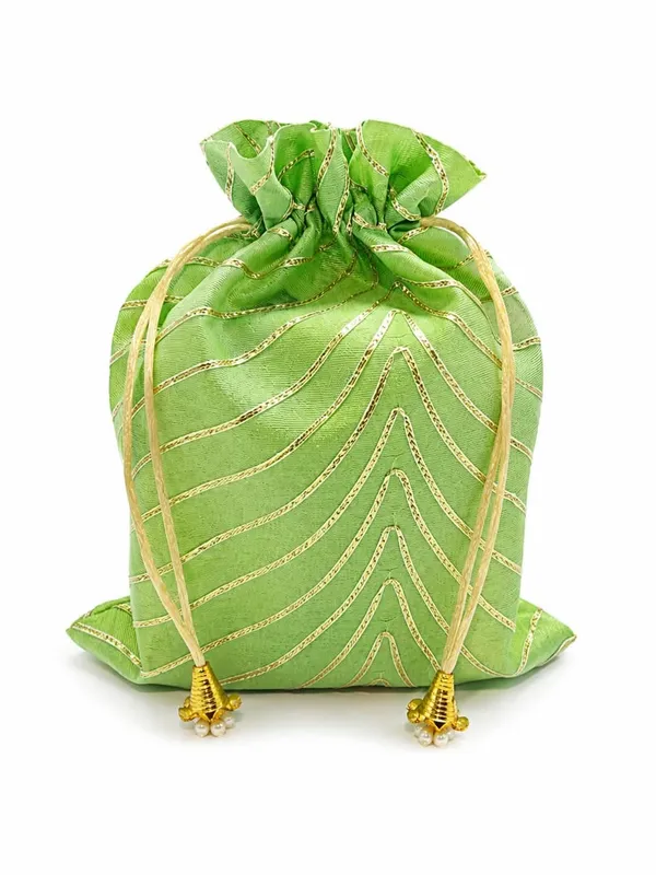 Green_Satin_Striped_Drawstring_Festive_Return_Gift_Potli_Bag_Pack_Of_6