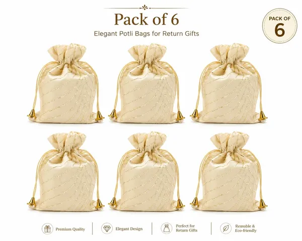 Cream_Satin_Striped_Drawstring_Wedding_Return_Gift_Potli_Bag_Pack_Of_6
