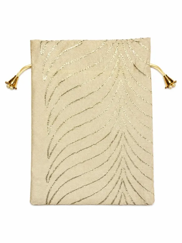 Cream_Satin_Striped_Drawstring_Wedding_Return_Gift_Potli_Bag_Pack_Of_6