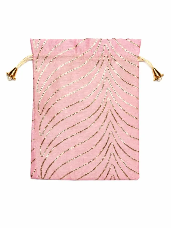 Pink_Satin_Striped_Drawstring_Festive_Potli_Gift_Bag_Pack_Of_6
