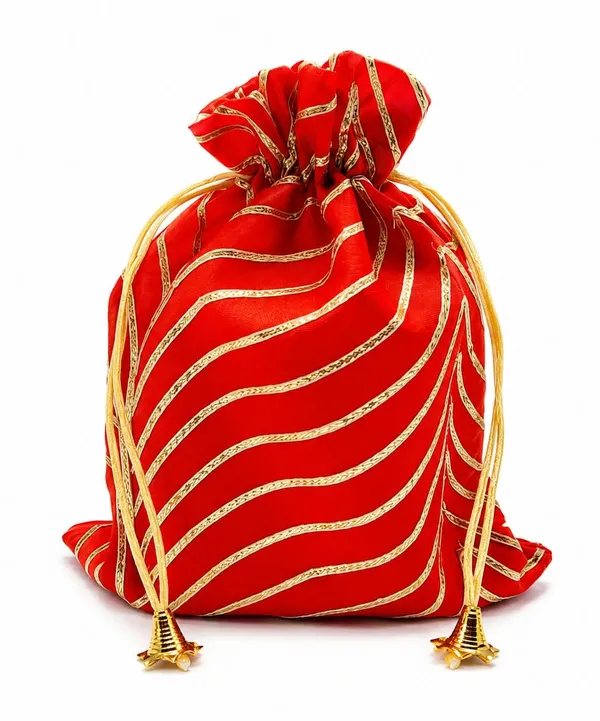 Red_Satin_Striped_Drawstring_Wedding_Return_Gift_Potli_Bag_Pack_Of_6