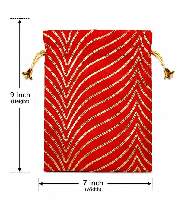 Red_Satin_Striped_Drawstring_Wedding_Return_Gift_Potli_Bag_Pack_Of_6