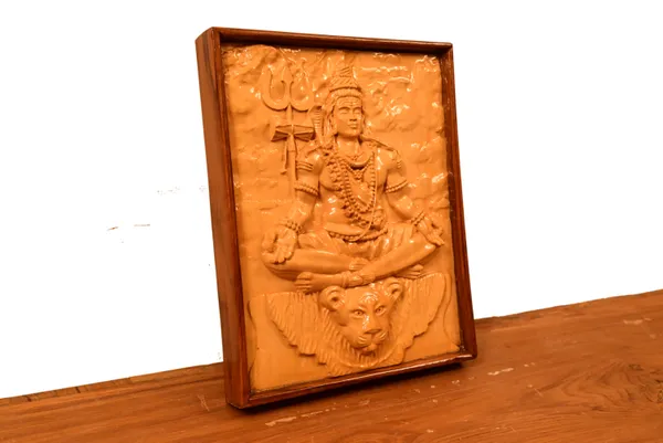 Adiyogi_Shiv_Boxwood_Hand-Carved_Wall_Relief_Panel_Light_Cream