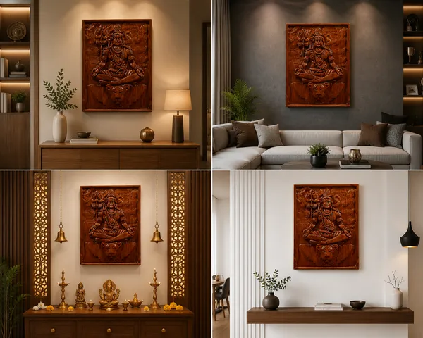 Adiyogi_Shiv_Teakwood_Hand-Carved_Wall_Relief_Panel_Brown