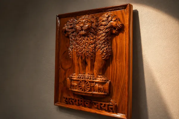 Ashoka_Stambh_Brown_Teakwood_Carved_Wall_Relief_Panel