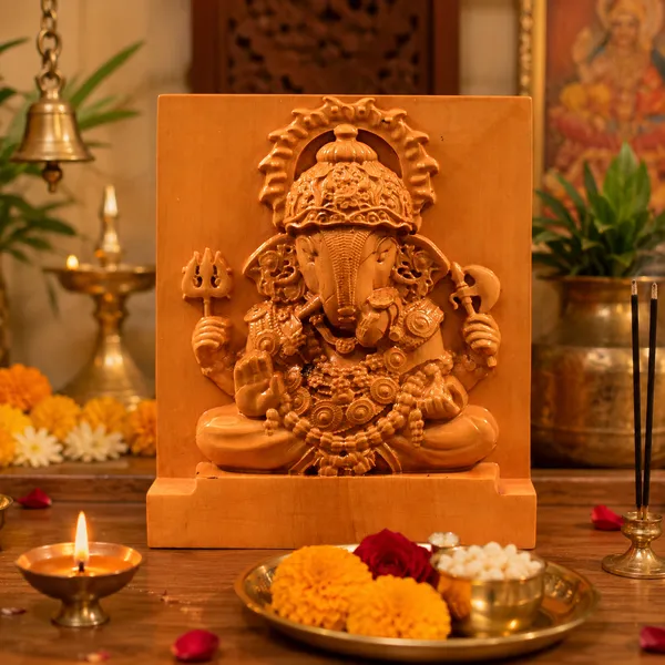 Dagduseth_Ganpati_Boxwood_Hand-Carved_Wall_Relief_Panel_Light_Cream