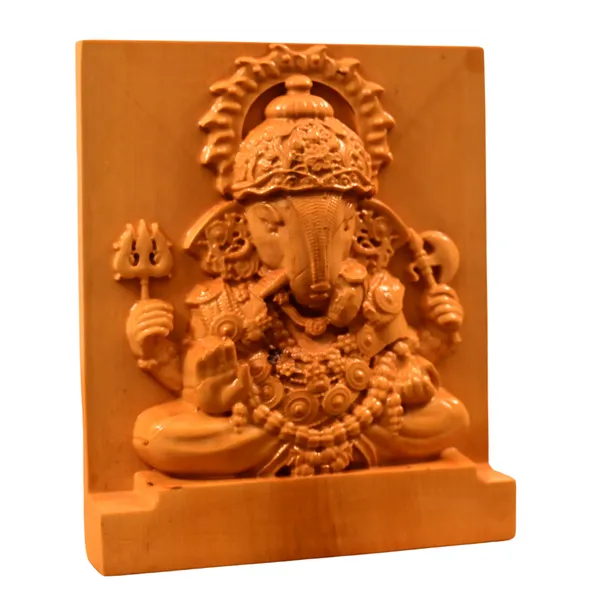 Dagduseth_Ganpati_Boxwood_Hand-Carved_Wall_Relief_Panel_Light_Cream