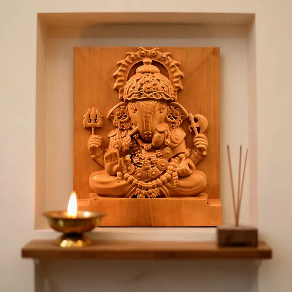 Dagduseth_Ganpati_Boxwood_Hand-Carved_Wall_Relief_Panel_Light_Cream