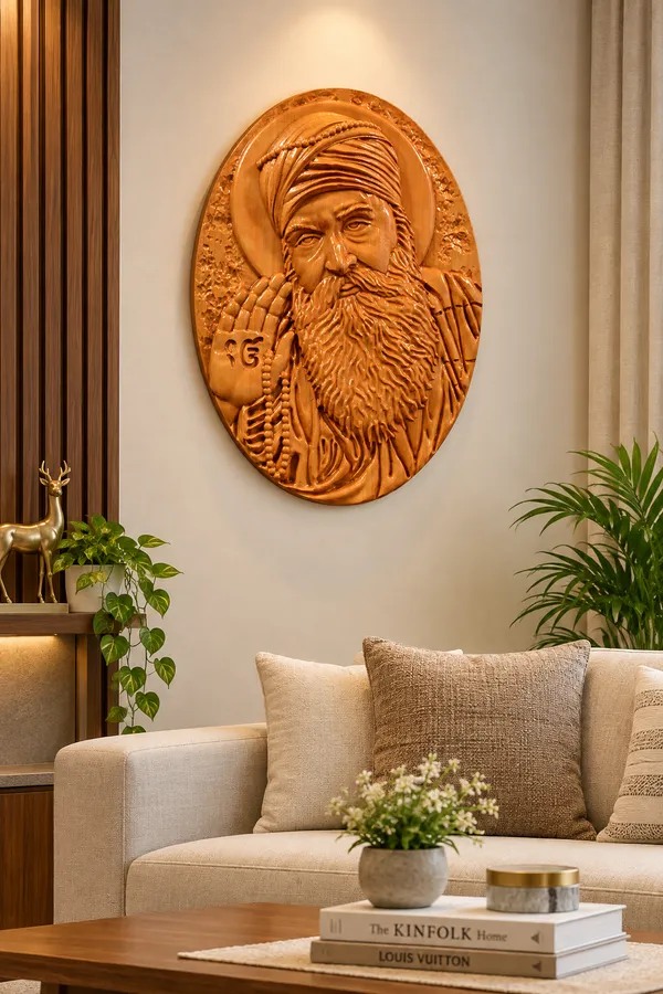 Guru_Nanak_Dev_Ji_Boxwood_Hand-Carved_Wall_Relief_Panel_Light_Cream
