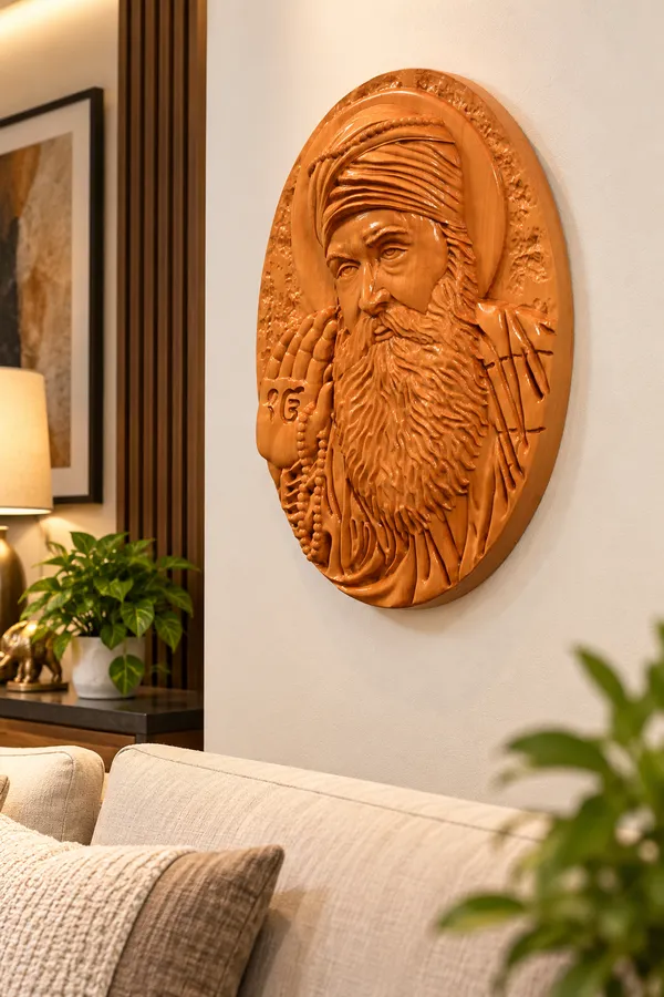 Guru_Nanak_Dev_Ji_Boxwood_Hand-Carved_Wall_Relief_Panel_Light_Cream