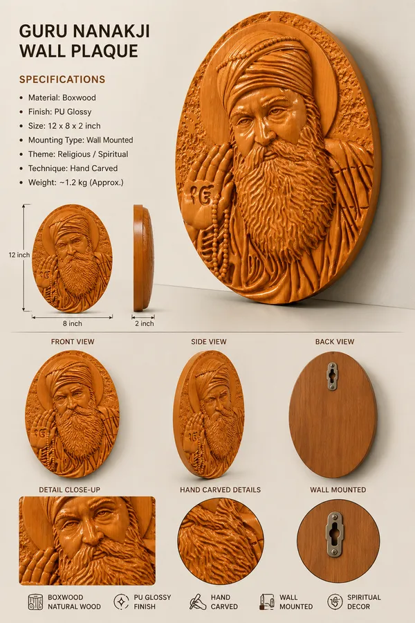 Guru_Nanak_Dev_Ji_Boxwood_Hand-Carved_Wall_Relief_Panel_Light_Cream