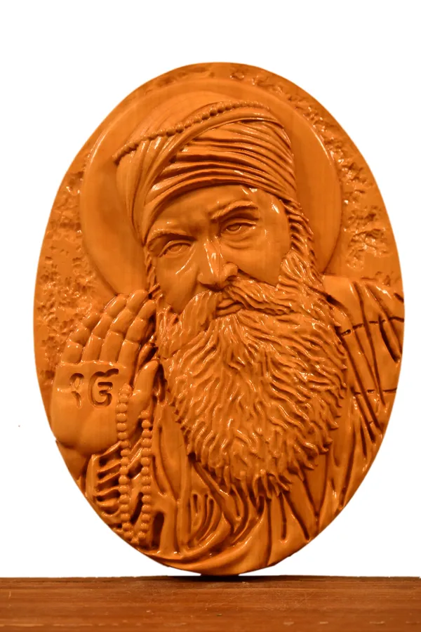 Guru_Nanak_Dev_Ji_Boxwood_Hand-Carved_Wall_Relief_Panel_Light_Cream