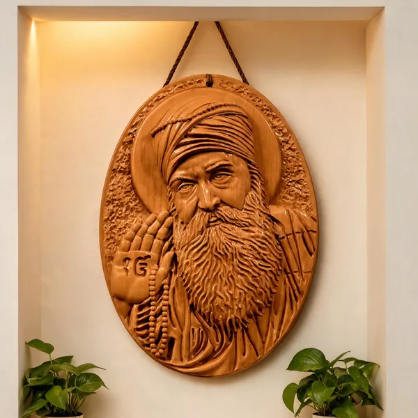Guru_Nanak_Dev_Ji_Boxwood_Hand-Carved_Wall_Relief_Panel_Light_Cream