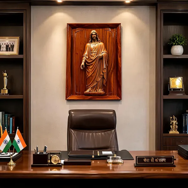 Jesus_Christ_Teakwood_Hand-Carved_Wall_Relief_Panel_Brown