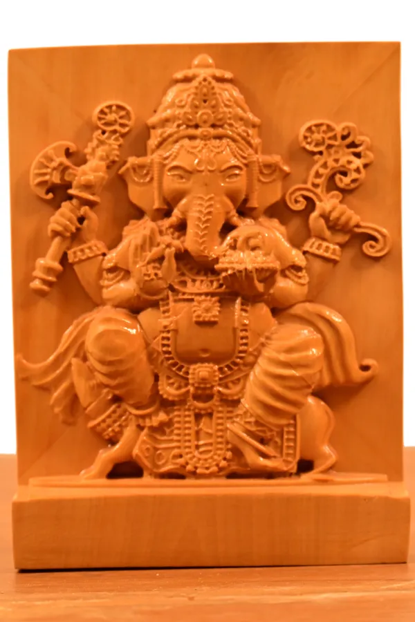 Mouse_Ganapati_Boxwood_Hand-Carved_Wall_Relief_Panel_Light_Cream