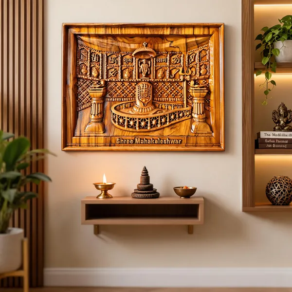 Mahakaal_Brown_Teakwood_Carved_Wall_Relief_Panel