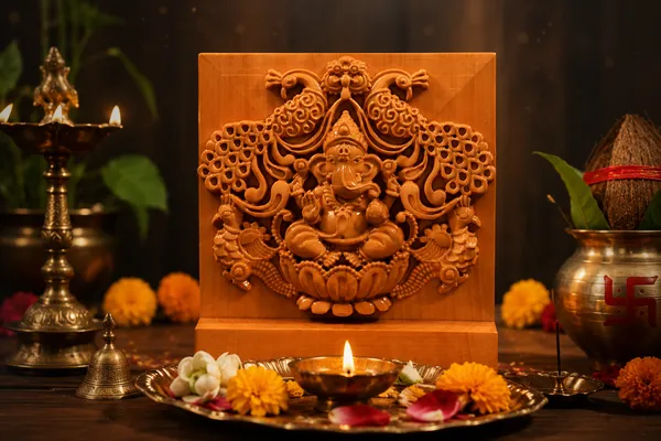 Peacock_Ganpati_Boxwood_Hand-Carved_Wall_Relief_Panel_Light_Cream