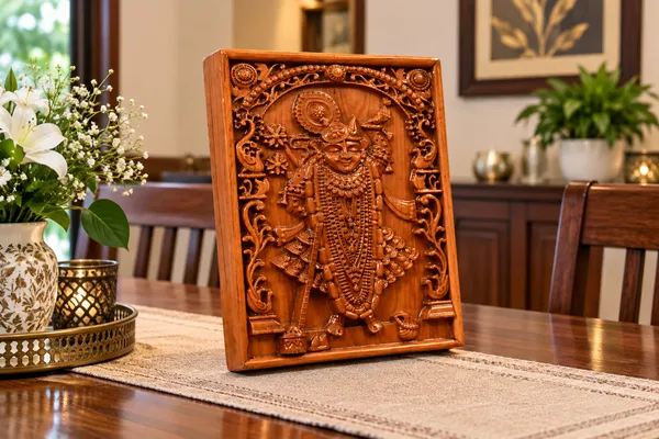 Shrinath_Ji_Teakwood_Hand-Carved_Wall_Relief_Panel_Brown