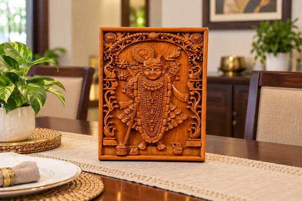 Shrinath_Ji_Teakwood_Hand-Carved_Wall_Relief_Panel_Brown