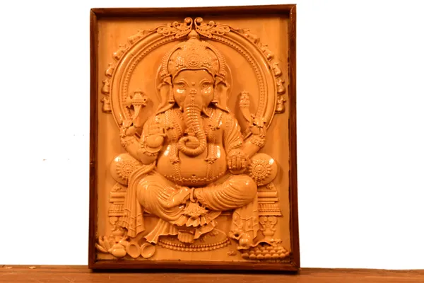 Ganesha_Boxwood_Hand-Carved_Wall_Relief_Panel_Light_Cream