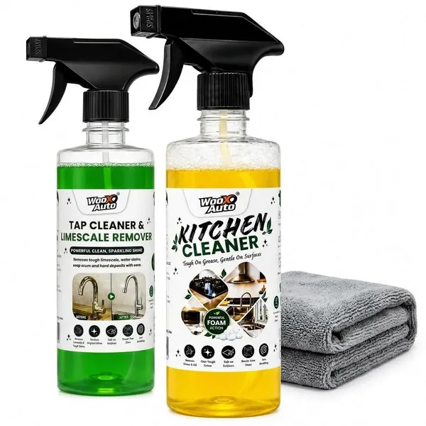 Wooxauto_Home_Cleaning_Starter_Kit_|_Kitchen_Cleaner_Spray_+_Tap_Cleaner_&_Limescale_Remover_+_Microfiber_Cloth_|_Complete_Home_Cleaning_Set