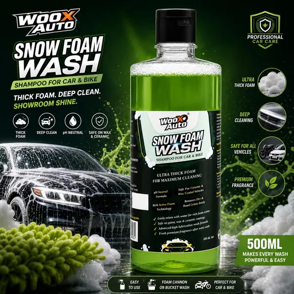 Wooxauto_Snow_Foam_Wash_Shampoo_|_pH_Balanced_Car_Wash_Liquid_|_Rich_Foam_Formula_|_Safe_for_All_Paint_&_Clear_Coat_|_Car_Cleaning_Shampoo