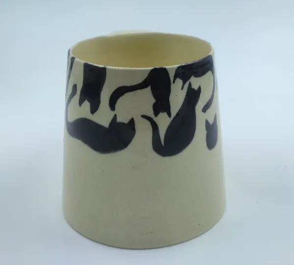 Studio_Pottery_Stoneware_Coffee_Mug_–_Hand-Painted_Cat_Illustrations_|_Artisan_Ceramic_Mug_For_Animal_Lovers