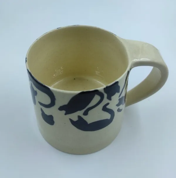 Studio_Pottery_Stoneware_Coffee_Mug_–_Hand-Painted_Cat_Illustrations_|_Artisan_Ceramic_Mug_For_Animal_Lovers