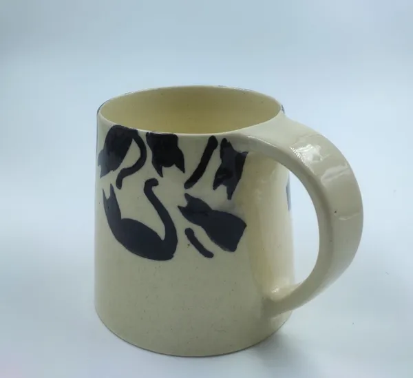 Studio_Pottery_Stoneware_Coffee_Mug_–_Hand-Painted_Cat_Illustrations_|_Artisan_Ceramic_Mug_For_Animal_Lovers