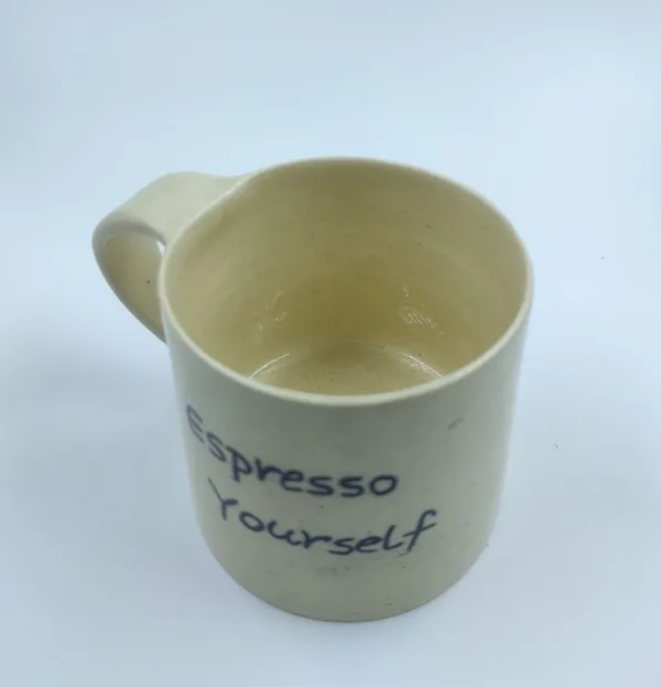 Handmade_Stoneware_Coffee_Mug_–_“Espresso_Yourself”_Quote_|_Artisan_Ceramic_Mug_With_Hand-Painted_Typography