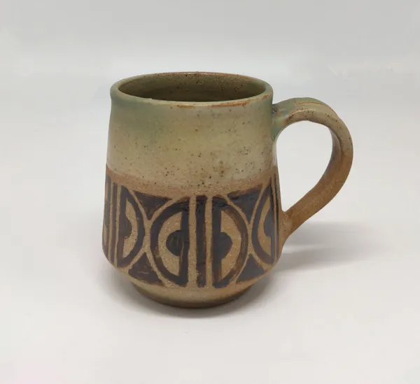 Studio_Pottery_Moss_Green-Beige_Matte_Cofee_Mug