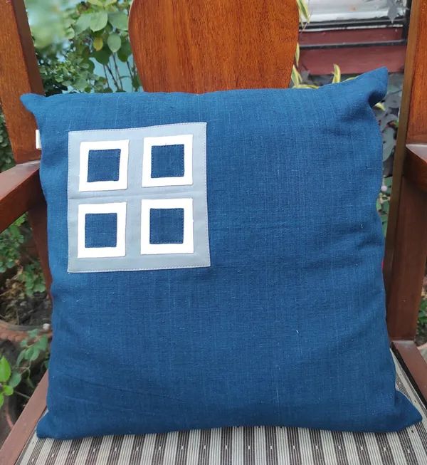 Indigo_Malkha_Cushion_Covers(Set_Of_2)|16"X16"