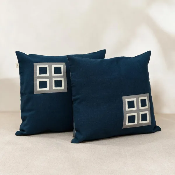Indigo_Malkha_Cushion_Covers(Set_Of_2)|16"X16"