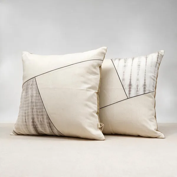 Shibori_Patches_On_Cream_Malkha_Cushion_Covers(Set_Of_2)|20"X20"