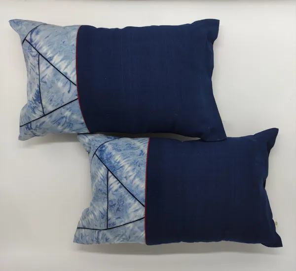 Shibori_Patches_On_Indigo_Malkha_Cushion_Covers(Set_Of_2)|20"X12"