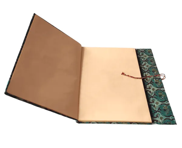 Floral_Block_Printed_Hard_Bound_Fabric_Sketch_Books,_A4_Doodle_Book_Handcrafted_Fabric_Cover,_For_Sketching_And_Writing_(Brown-Red)