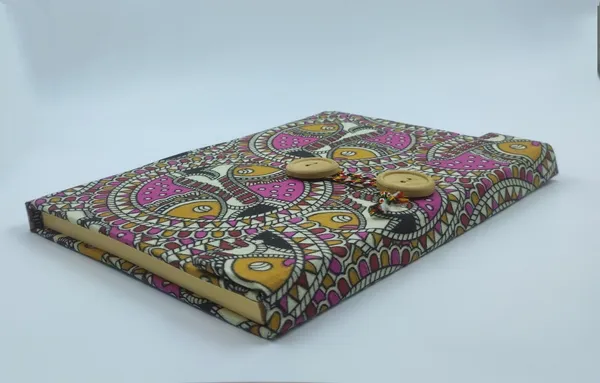 Handmade_Pink-Black_Quirky_Fish_Block_Printed_Fabric_Cover_Notebook