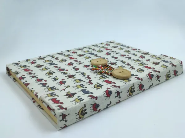 Handmade_Royal_Blue_Fish_Block_Printed_Fabric_Cover_Notebook