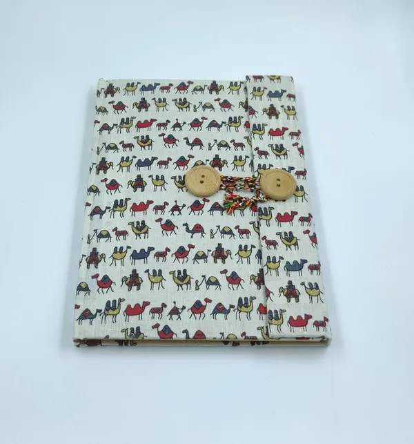 Handmade_Royal_Blue_Fish_Block_Printed_Fabric_Cover_Notebook