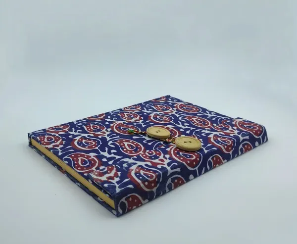Handmade_Red-Blue-White_Paisley_Block_Printed_Fabric_Cover_Notebook