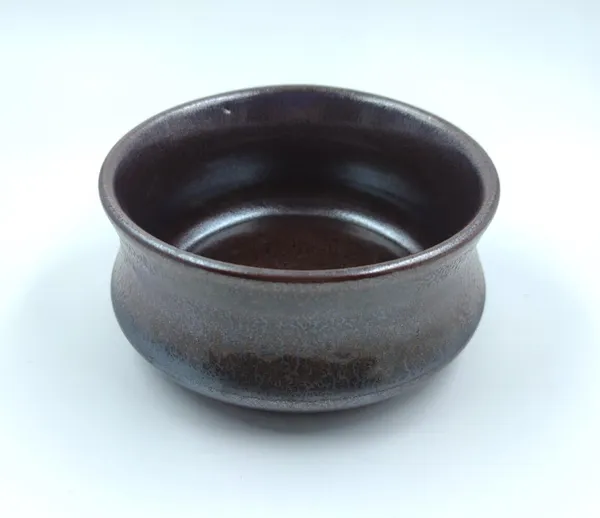 Studio_Pottery_Stoneware_Handi_Bowl|_Chocolate_Brown_Gloss_With_Metallic_Sheen_|_Handglazed_Premium_Serveware|_Handcrafted_Ceramic_Serveware|_Perfect_For_Serving_Curry_Or_Rice_|_5"_Diameter,_2.8"_Height